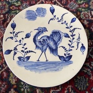 French Country Like Chinoiserie Hanging Wall Plate